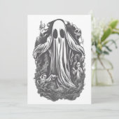 ハロウィーン8の精神，幽霊，不気味，怖い，悪， c1 招待状 (スタンド正面)