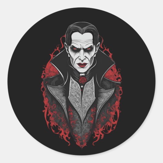 ハロウィーン9ヴァンパイア,ホラー,恐ろしいヴァンパイア,b ラウンドシール (正面)