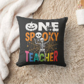 ハロウィーン おばけ先生デザイン 1 クッション (ブランケット)