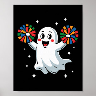 ハロウィーン おばけ ゴースト チアリーダー チアリーディング コスチューム ポスター