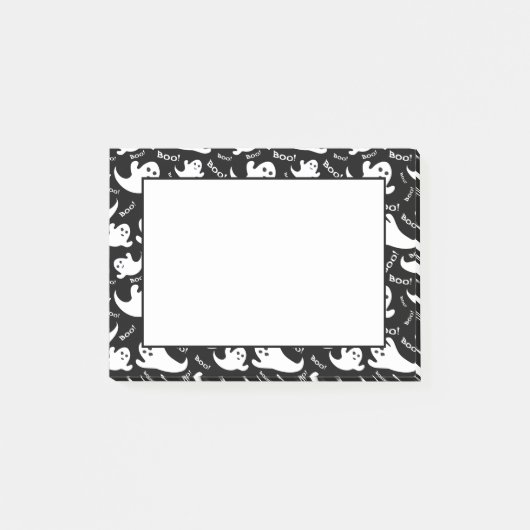 ハロウィーン おばけ ゴースト メモ ポストイット (正面)
