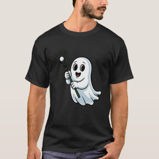 ハロウィーン おばけ ゴースト ラクロス 面白い スプーキー Tシャツ