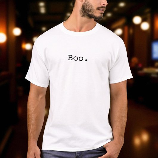 ハロウィーン おばけ サーカスティック ミニマリスト Tシャツ