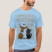 ハロウィーン おばけ Tシャツ かわいい 猫 パンプキン (正面)
