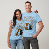ハロウィーン おばけ Tシャツ かわいい 猫 パンプキン (ユニセックス)