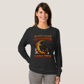 ハロウィーン お化け屋敷 三日月 バ Tシャツ (正面フル)