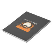 ハロウィーン お化け シルエット ノートパッド (回転)