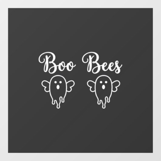 ハロウィーン お化け ビー デザイン ウィンドウサイン (シート)