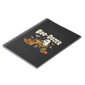 ハロウィーン お化け ブルドーザー デザイン_1 ノートブック (左側)