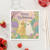ハロウィーン お化け 花畑 スタンダードランチョンナプキン (インサイチュ)