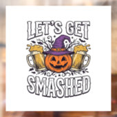 ハロウィーン かぼちゃ ビール ウィンドウサイン (シート2)