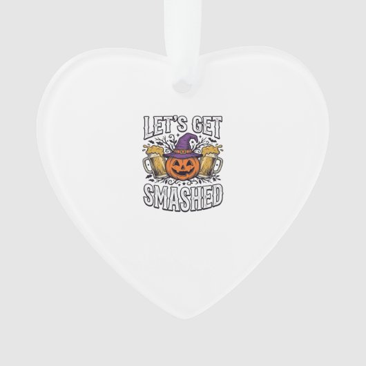 ハロウィーン かぼちゃ ビール オーナメント (正面)