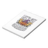ハロウィーン かぼちゃ ビール ノートパッド (回転)