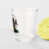 ハロウィーン、かわいいこうもり、レイヴンを待つ ショットグラス (右)