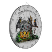 ハロウィーン、かわいいこうもり、レイヴンを待つ ダーツボード (正面左)