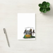 ハロウィーン、かわいいこうもり、レイヴンを待つ ポストイット (オフィス)