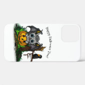 ハロウィーン、かわいいこうもり、レイヴンを待つ Case-Mate iPhoneケース (裏面 (横))