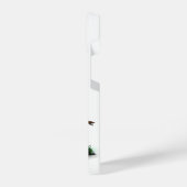 ハロウィーン、かわいいこうもり、レイヴンを待つ iPhoneケース (左側面)