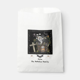 ハロウィーン – かわいい幽霊のよく出る幽霊ハウス(2) フェイバーバッグ