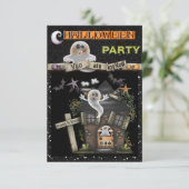 ハロウィーン – かわいい幽霊のよく出る幽霊ハウス(2) 招待状 (スタンド正面)