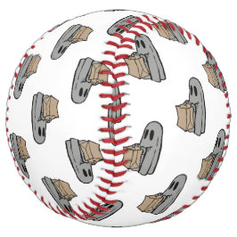 ハロウィーン，かわいい幽霊グレー，トリックまたはトリートブー ソフトボール