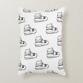 ハロウィーン,かわいい幽霊ホワイト,トリックまたはトリートブー アクセントクッション (正面(垂直))