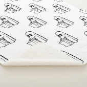 ハロウィーン，かわいい幽霊ホワイト，トリックまたはトリートブー シェルパブランケット (3/4)