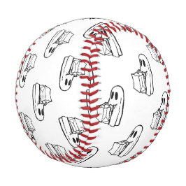 ハロウィーン，かわいい幽霊ホワイト，トリックまたはトリートブー 野球ボール