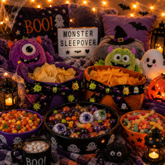 ハロウィーン かわいい黒いモンスター グログランリボン
