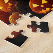 ハロウィーン/こうもり/カボチャ/秋 ジグソーパズル (側面)
