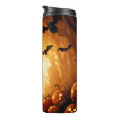 ハロウィーン/こうもり/カボチャ/秋 タンブラー (回転右)