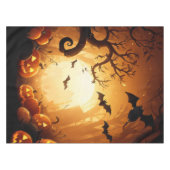 ハロウィーン/こうもり/カボチャ/秋 テーブルクロス (正面(横))