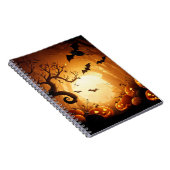 ハロウィーン/こうもり/カボチャ/秋 ノートブック (右側)