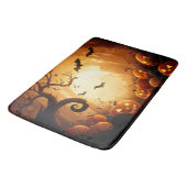 ハロウィーン/こうもり/カボチャ/秋 バスマット (アングル)