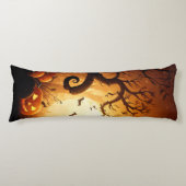 ハロウィーン/こうもり/カボチャ/秋 ボディピロー (正面)