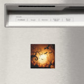 ハロウィーン/こうもり/カボチャ/秋 マグネット (インサイチュ (食洗機))