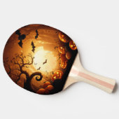 ハロウィーン/こうもり/カボチャ/秋 卓球ラケット (横)