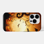 ハロウィーン/こうもり/カボチャ/秋 iPhoneケース (裏面横)