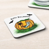 ハロウィーン、こうもり、幽霊、スパイダーの幽霊 コースター (左側)