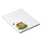 ハロウィーン、こうもり、幽霊、スパイダーの幽霊 ノートパッド (アングル)