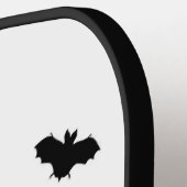 ハロウィーン、こうもり、幽霊、スパイダーの幽霊 ピックルボールラケット (左詳細)