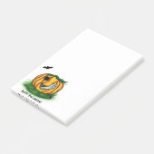 ハロウィーン、こうもり、幽霊、スパイダーの幽霊 ポストイット (アングル)