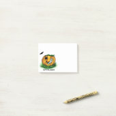 ハロウィーン、こうもり、幽霊、スパイダーの幽霊 ポストイット (デスク上)