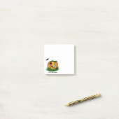 ハロウィーン、こうもり、幽霊、スパイダーの幽霊 ポストイット (デスク上)