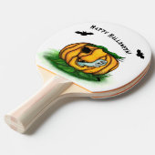 ハロウィーン、こうもり、幽霊、スパイダーの幽霊 卓球ラケット (正面アングル)