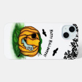 ハロウィーン、こうもり、幽霊、スパイダーの幽霊 Case-Mate iPhoneケース (裏面 (横))