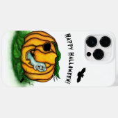 ハロウィーン、こうもり、幽霊、スパイダーの幽霊 Case-Mate iPhoneケース (裏面 (横))