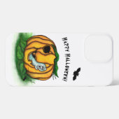 ハロウィーン、こうもり、幽霊、スパイダーの幽霊 iPhoneケース (裏面横)