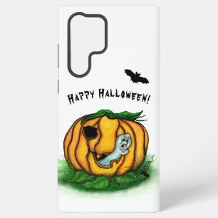 ハロウィーン、こうもり、幽霊、スパイダーの幽霊 SAMSUNG GALAXY S22 ULTRAケース