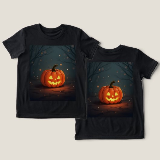 ハロウィーン、すべての聖人の日の前日 トライブレンドTシャツ (デザイン正面&裏面)